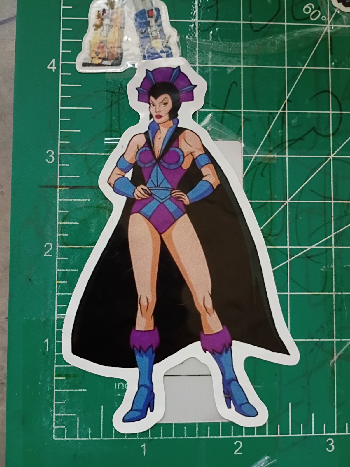 HEMAN X MOTU X EVIL LYNN STICKER X VYNIL HIGH GLOSS DIECUT STICKER 4X3 INCH…