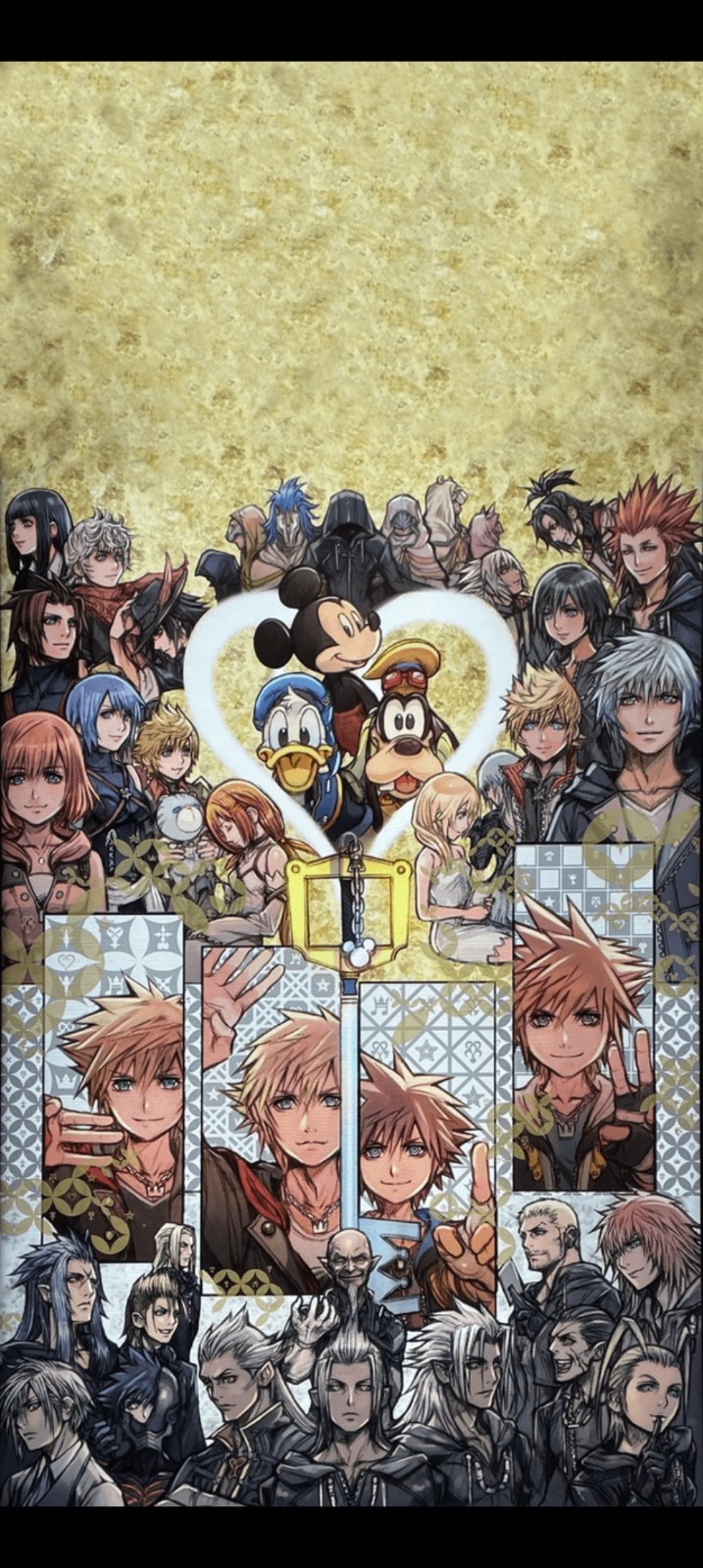 Kingdom Hearts 20th Anniversary X VYNIL HIGH-GLOSS STICKER X 3X2 INCHES X
