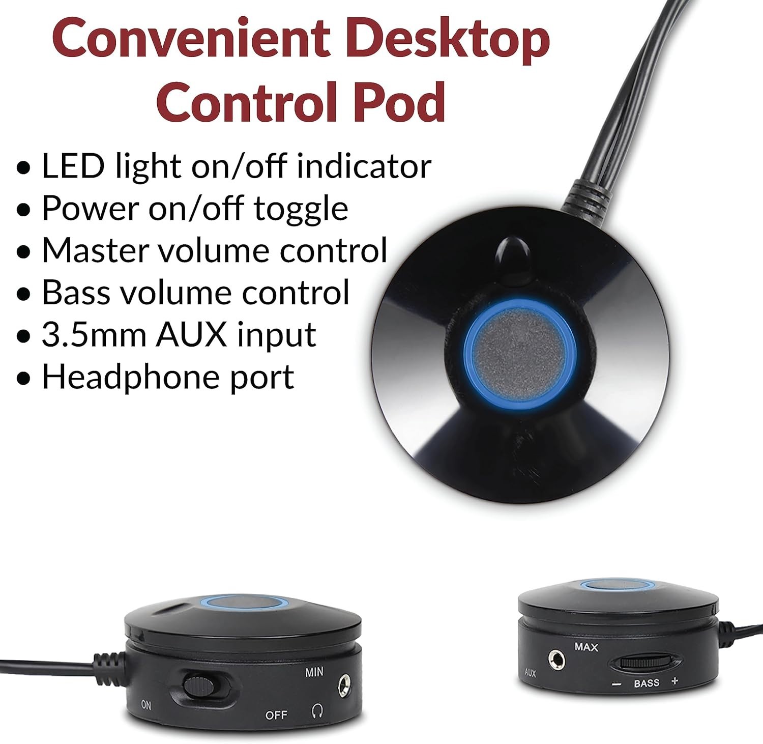 2.1 Multimedia Speaker System with Subwoofer, 80 Watts Peak Power, Strong Bas…