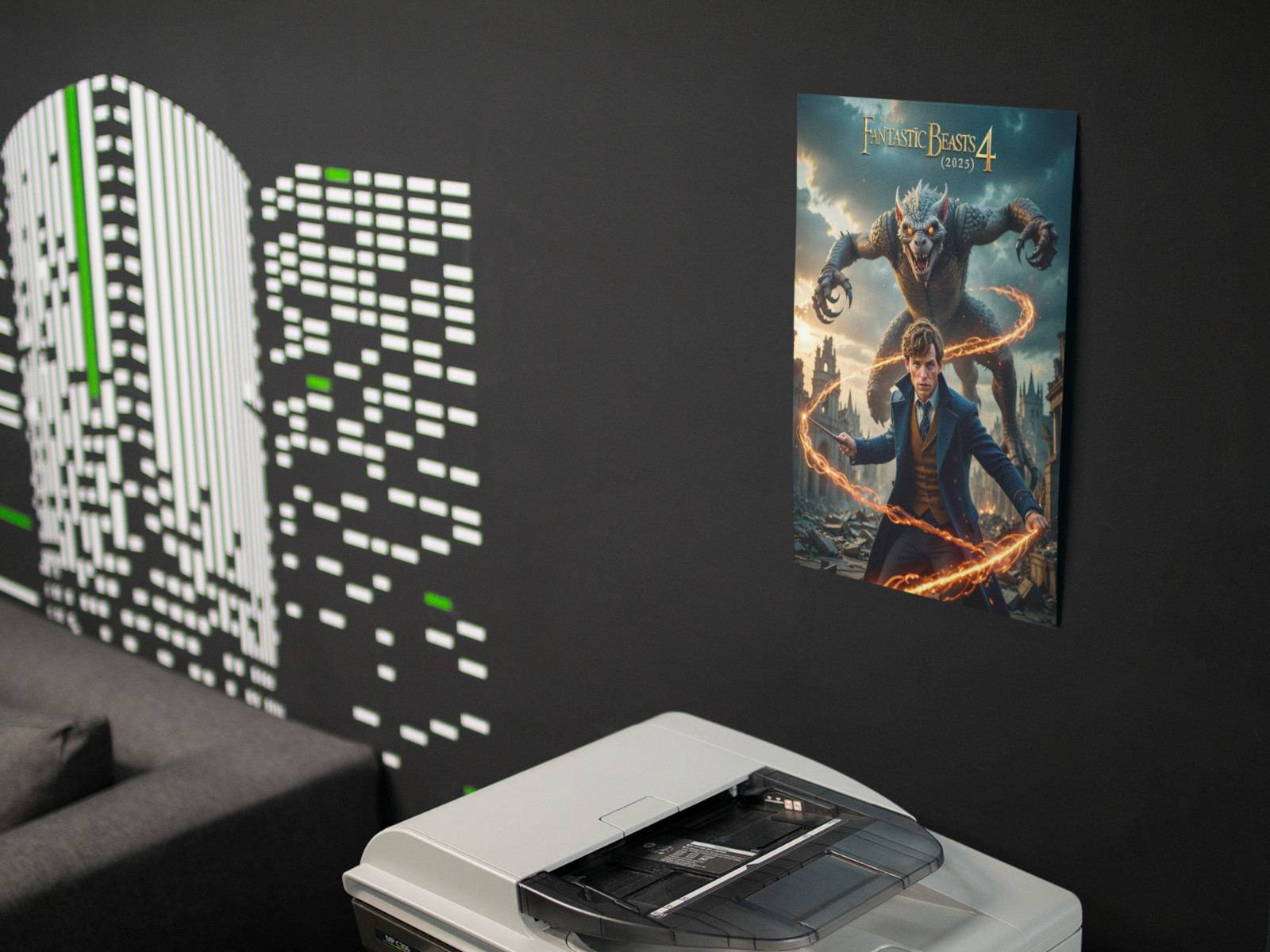 FANTASTIC BEAST 4 Movie Wall Vinyl Decal Poster Print (Removable Adhesive)