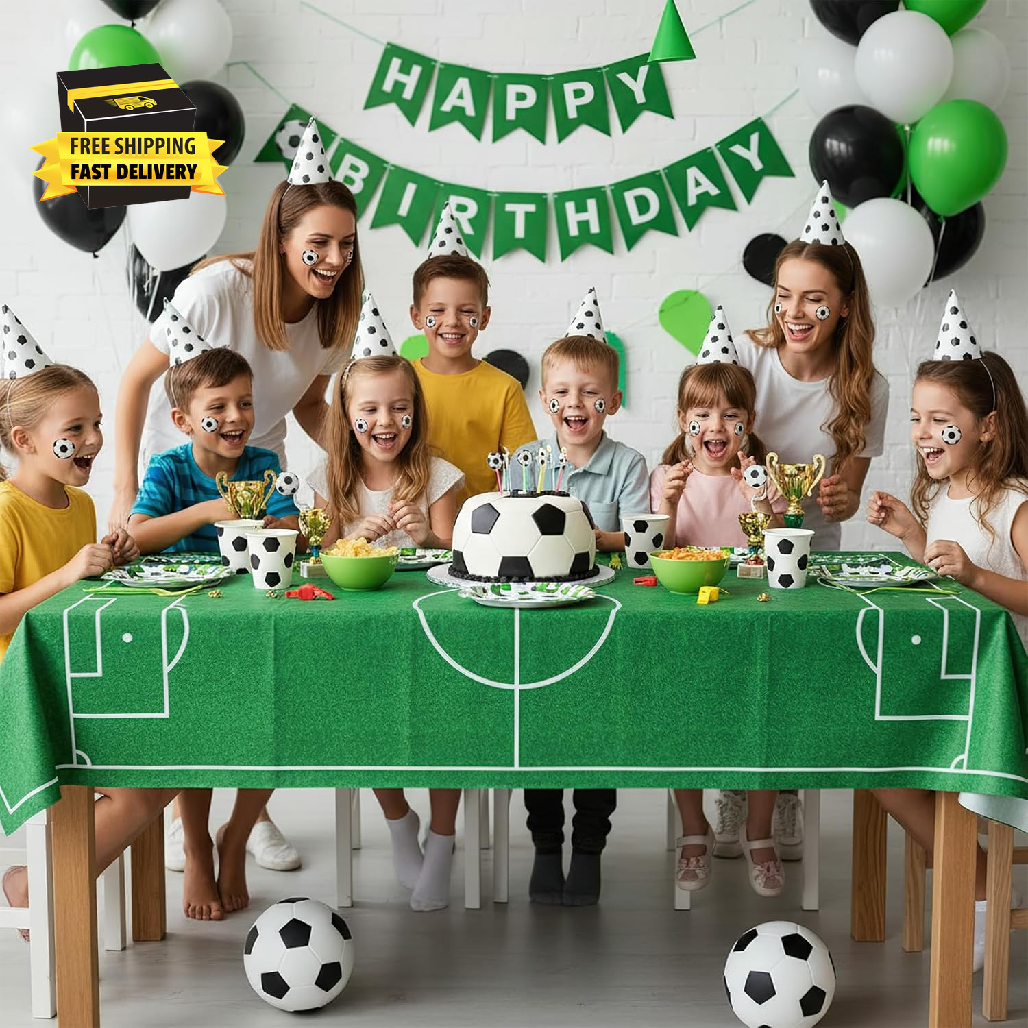 240 Pcs Soccer Stickers Soccer Tattoos for Kids Self-Adhesive Sports Football Fa