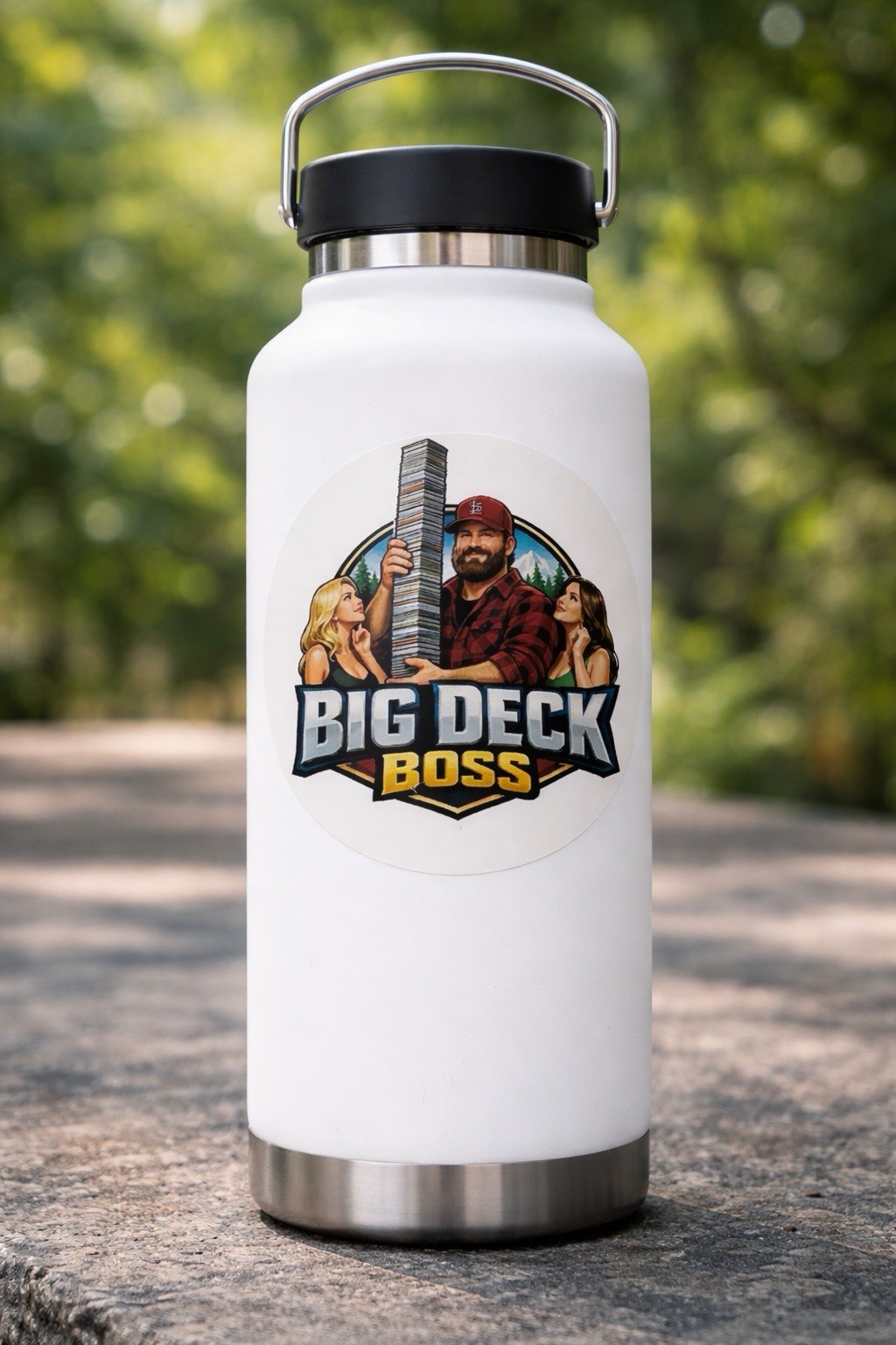 Big Deck Boss 3” Logo Sticker – Trading Card Decal – MTG / TCG / Sports Cards