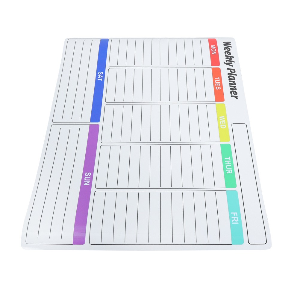 Whiteboard Planners Flexible Dry Erase Adhesive Dorm Sticker Calendar