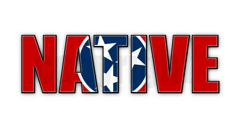 Tennessee Native Flag Stickers Flag Decals Tennessee State Flag Stickers