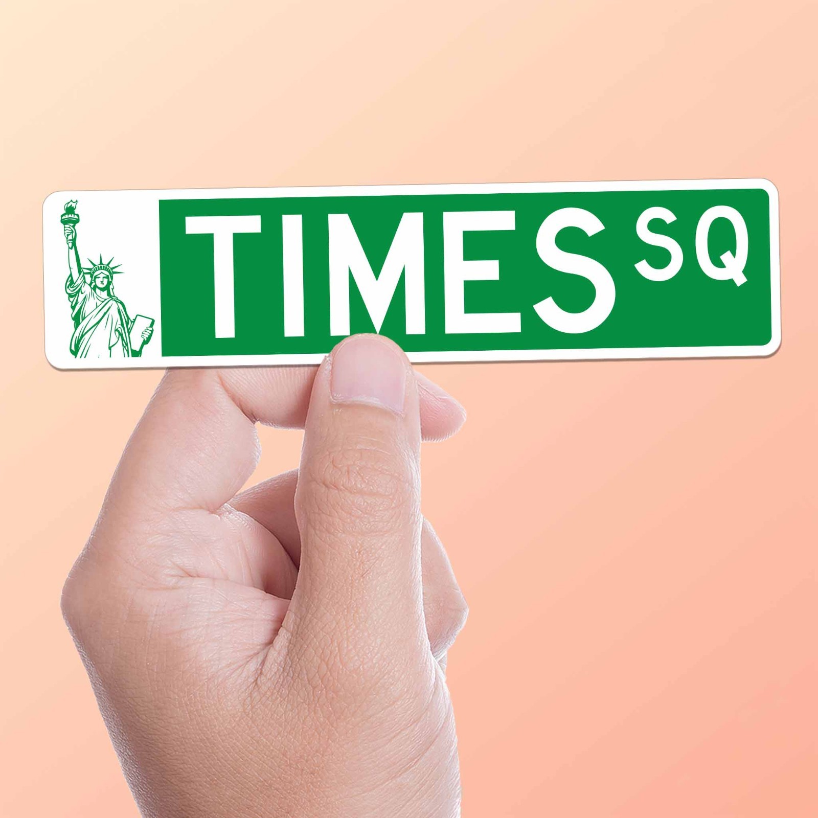 Times Square New York City Street Sign Sticker – NYC Decal for Laptop