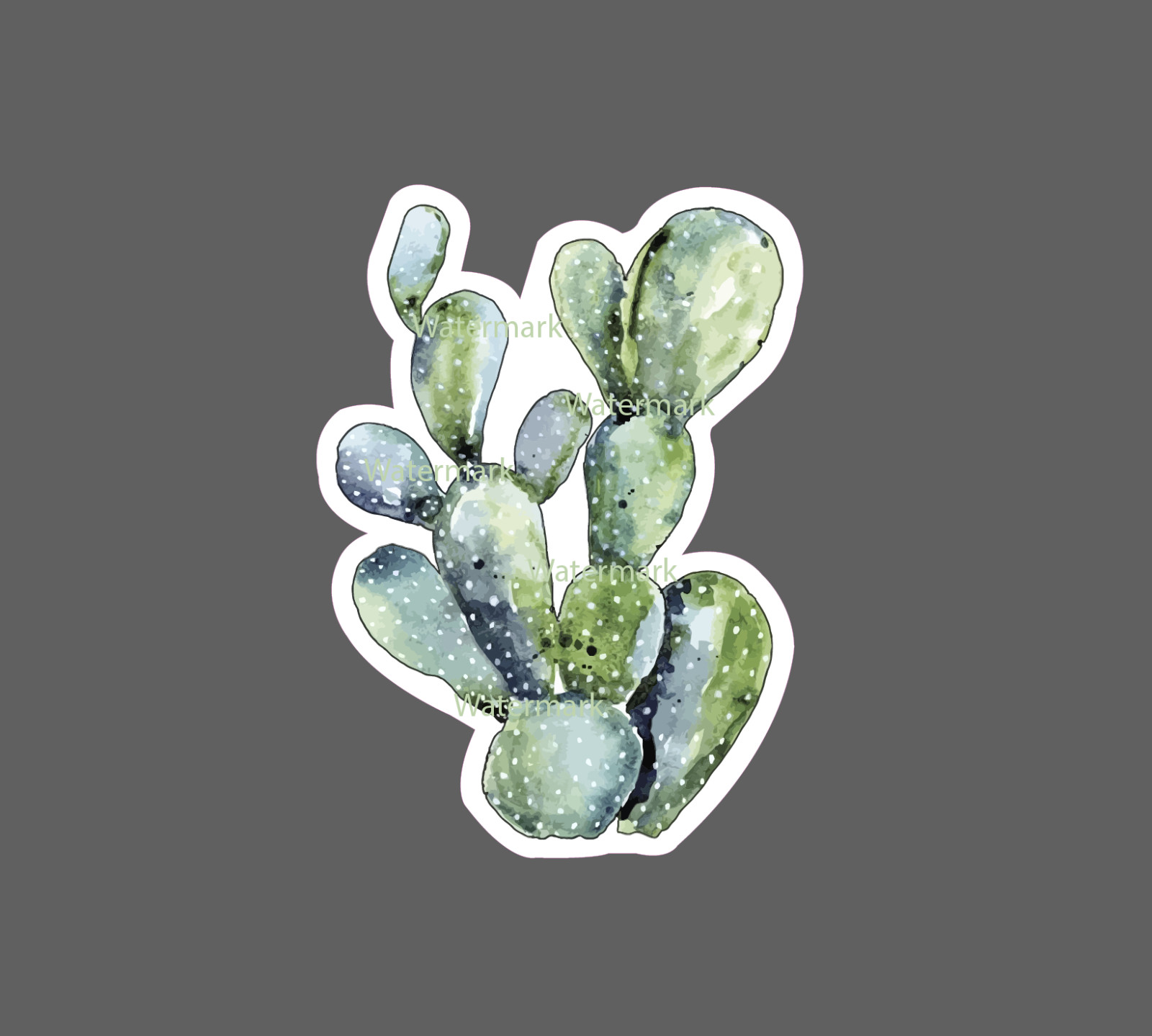 Cactus Sticker Desert Plant Waterproof NEW – Buy Any 4 For $1.75 EACH Storewide!