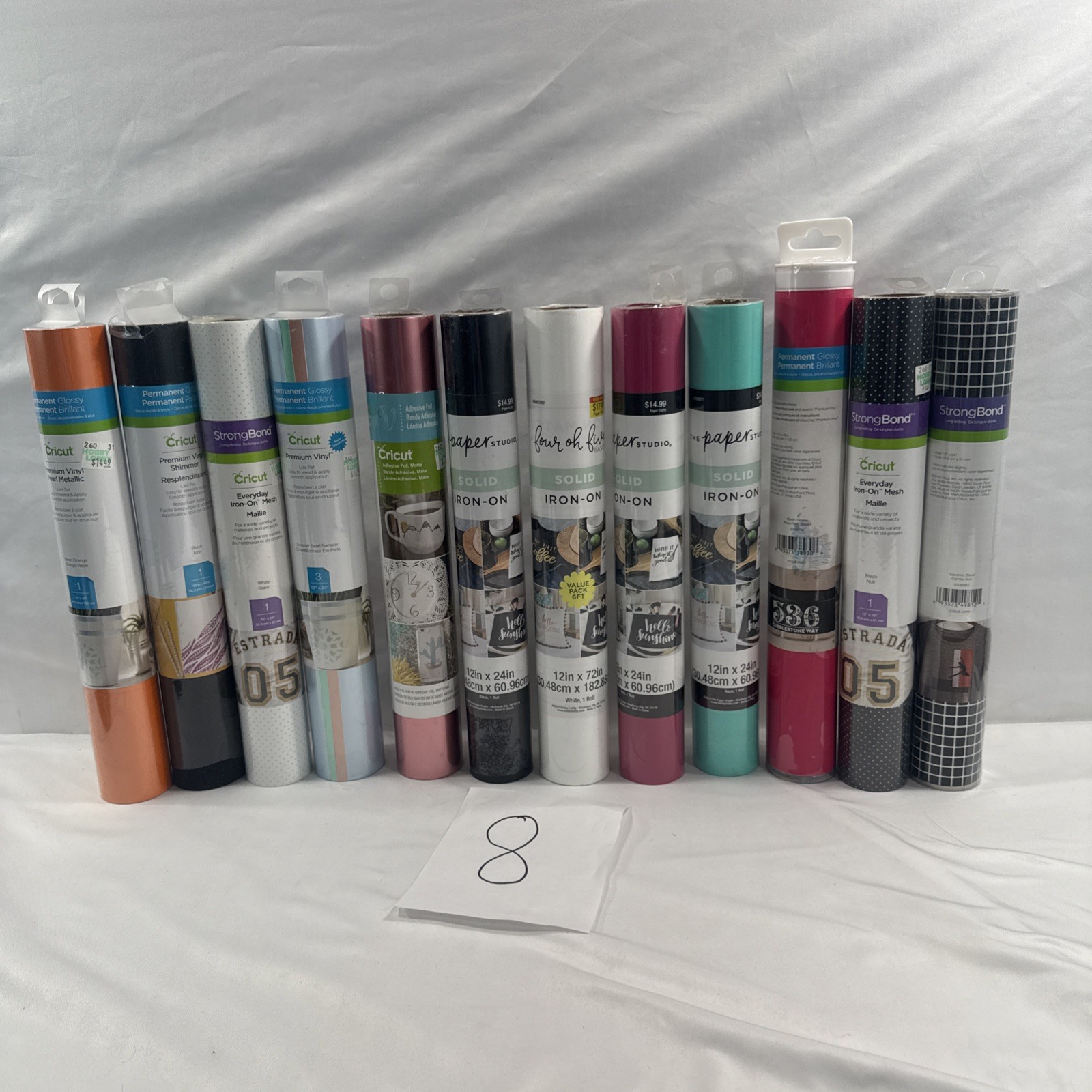 Cricut Premium Vinyl Roll Lot – Assorted Premium Vinyl Rolls, Multiple Rolls