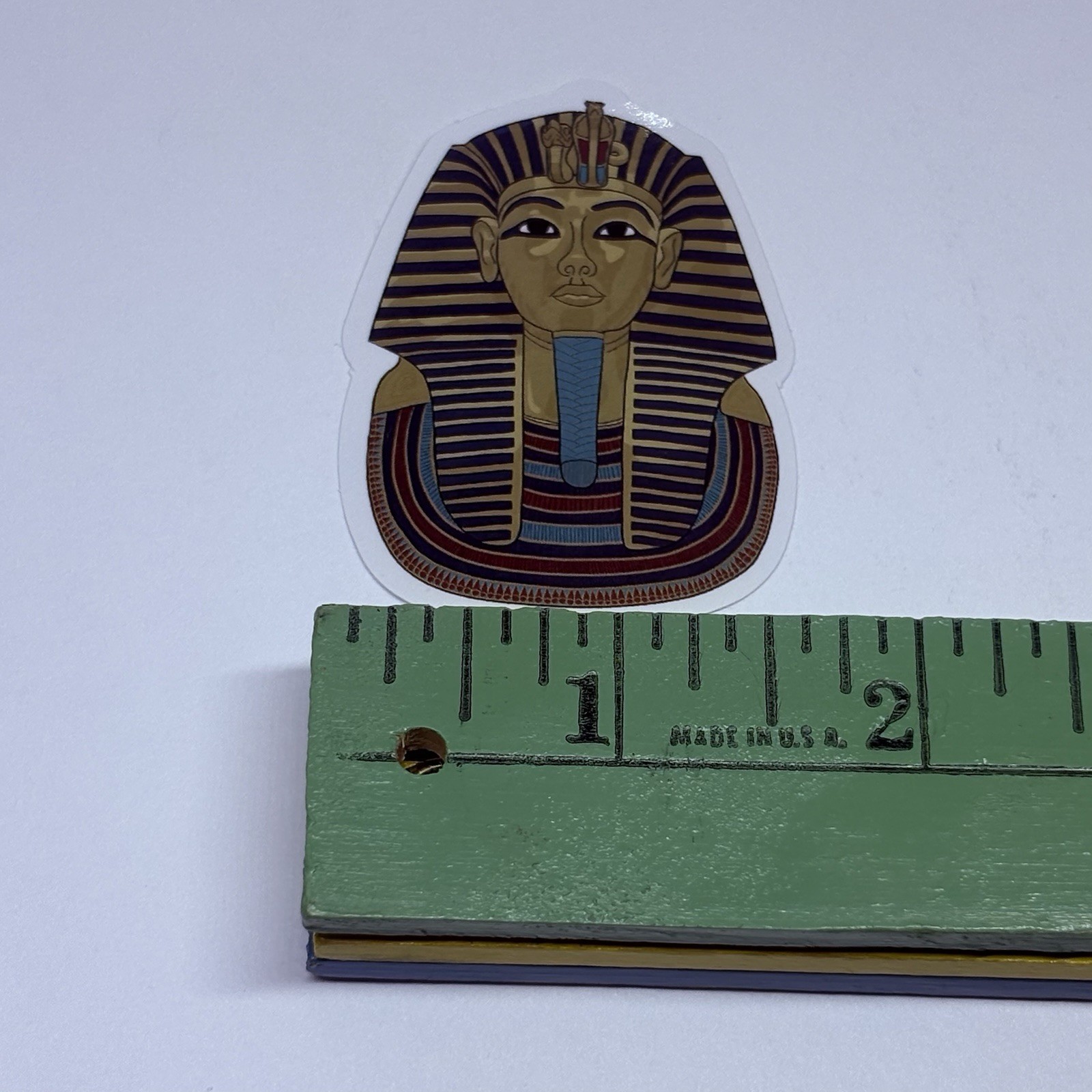 King Tut Mask Sticker Egypt Pharoah Art Decal Vinyl Country Souvenir Tc9