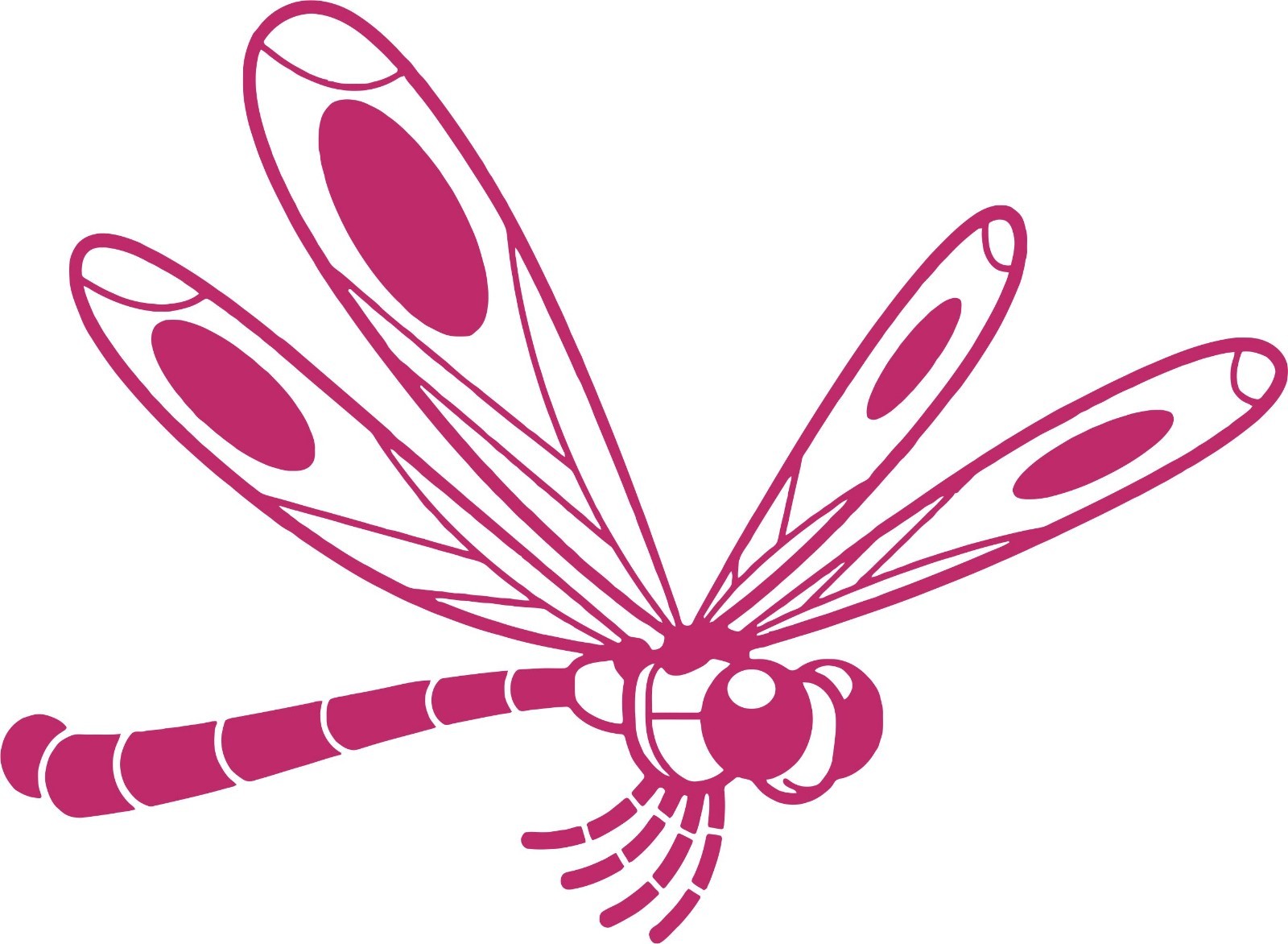 Dragonfly Butterfly Insect Wings Car Truck Window Laptop Vinyl Decal Sticker