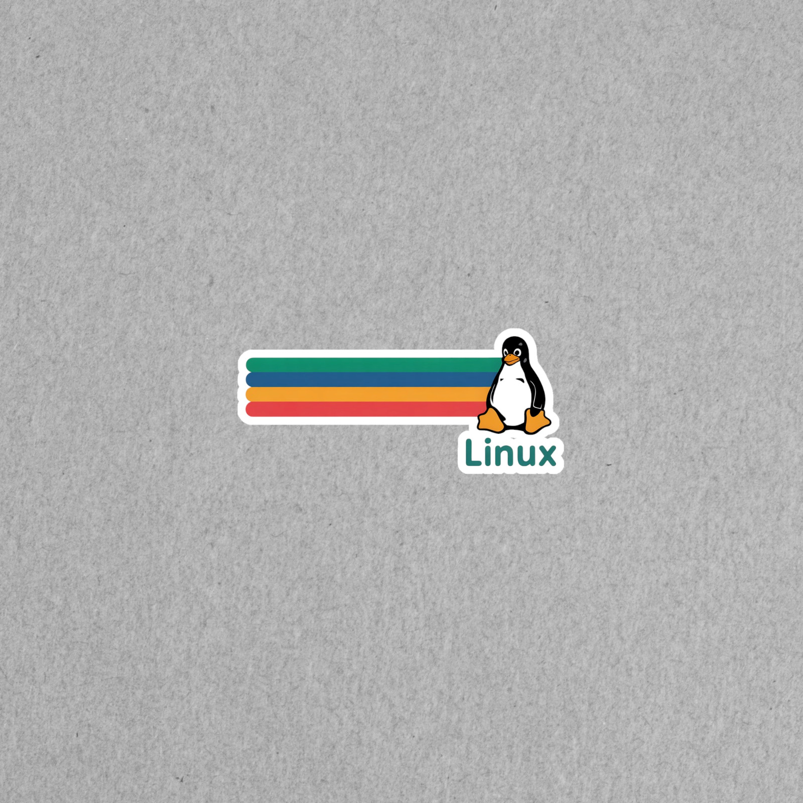 Cute Penguin Open Source Software Sticker for Laptops and Devices #6316