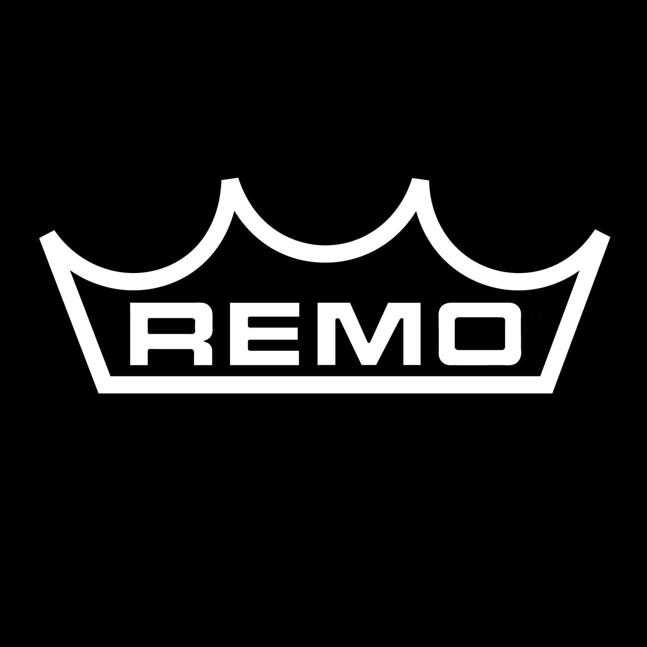 Remo Drums Logo 6" Wide White Vinyl Decal Sticker – DIE CUT