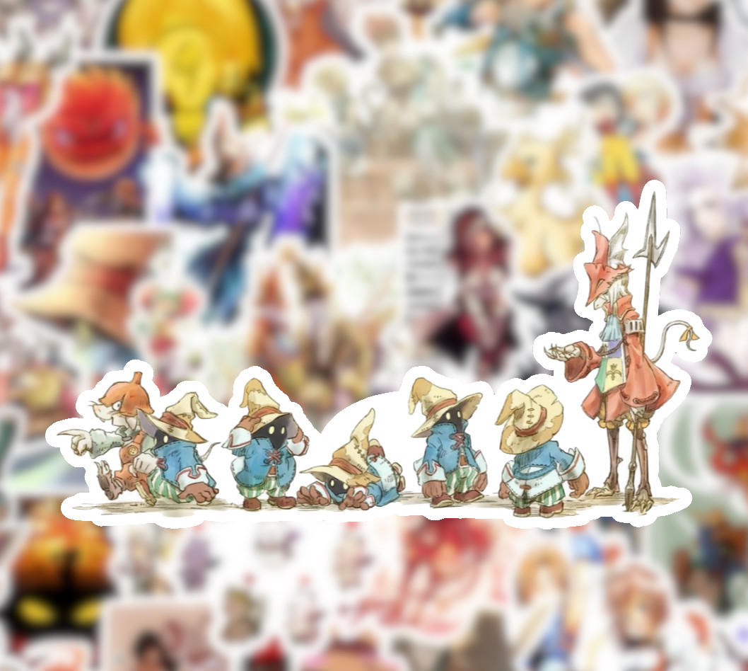 25/50 Final Fantasy IX Sticker Pack – Waterproof Vinyl – FFIX