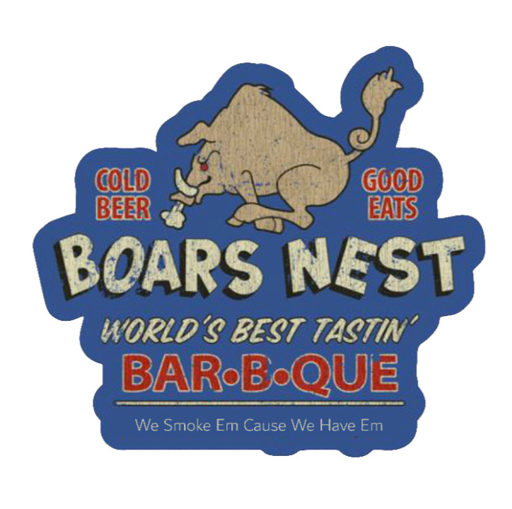 BBQ – Boar's Nest – Vinyl Decal/Sticker Car Yeti Cup Window Cooler Bar Bottle
