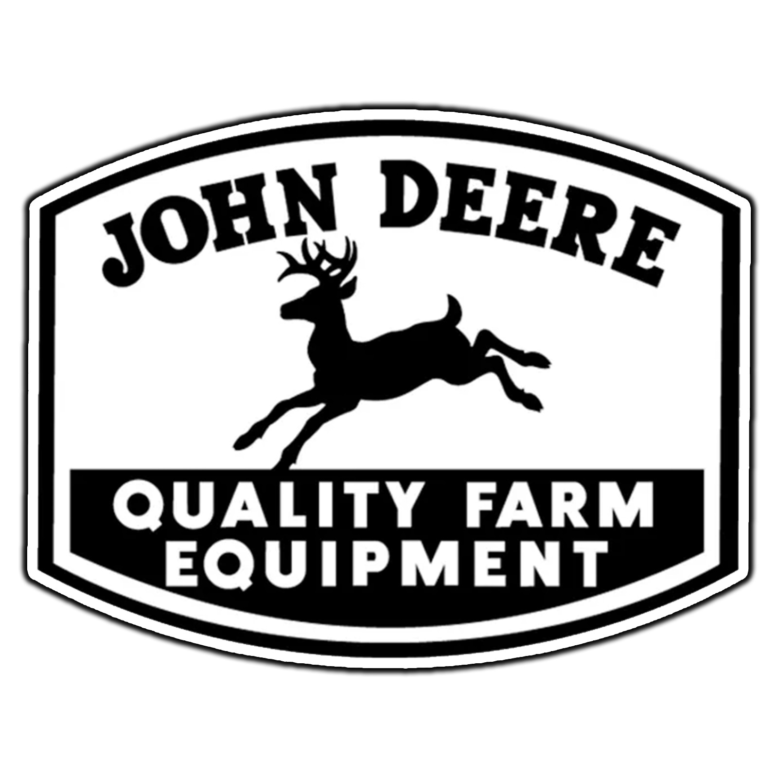 John Deere Quality Farm Equipment Logo #3 Sticker Waterproof Vinyl Decal Die-Cut