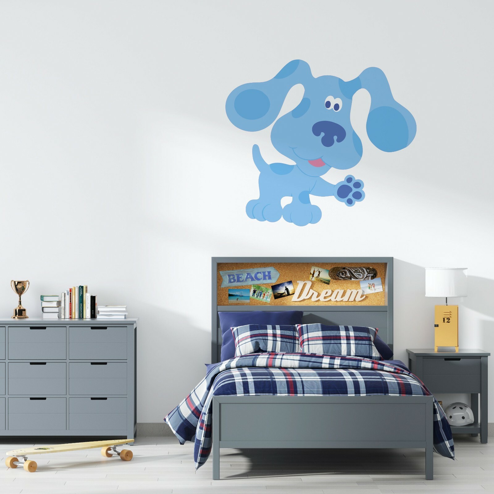 Vinyl Home Art Children's Educational TV Show Blue's Clues Wall Decoration 20×22