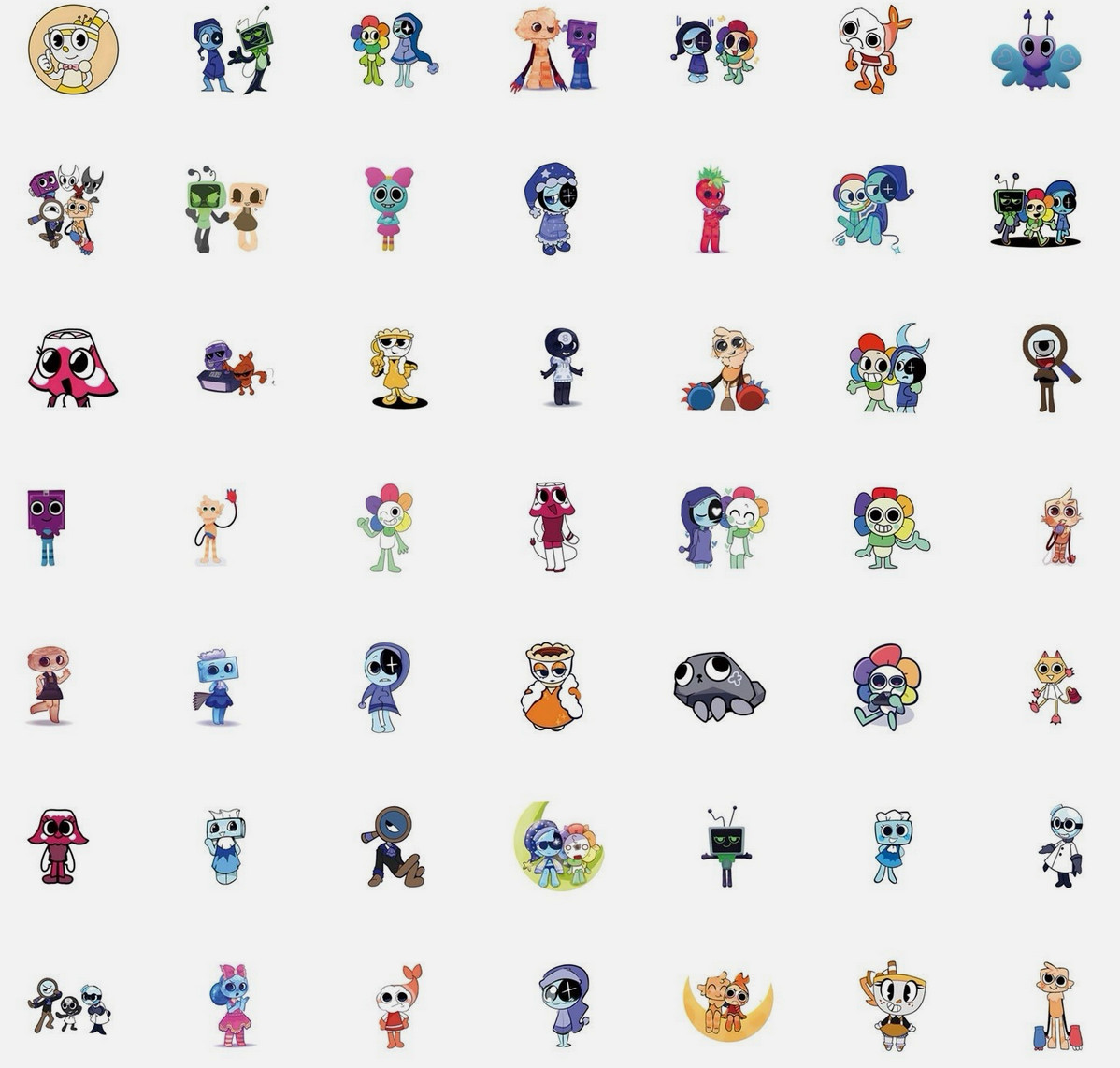 LOT OF 10 PCS random DANDYs WORLD characters Astro Bassie Render toons game