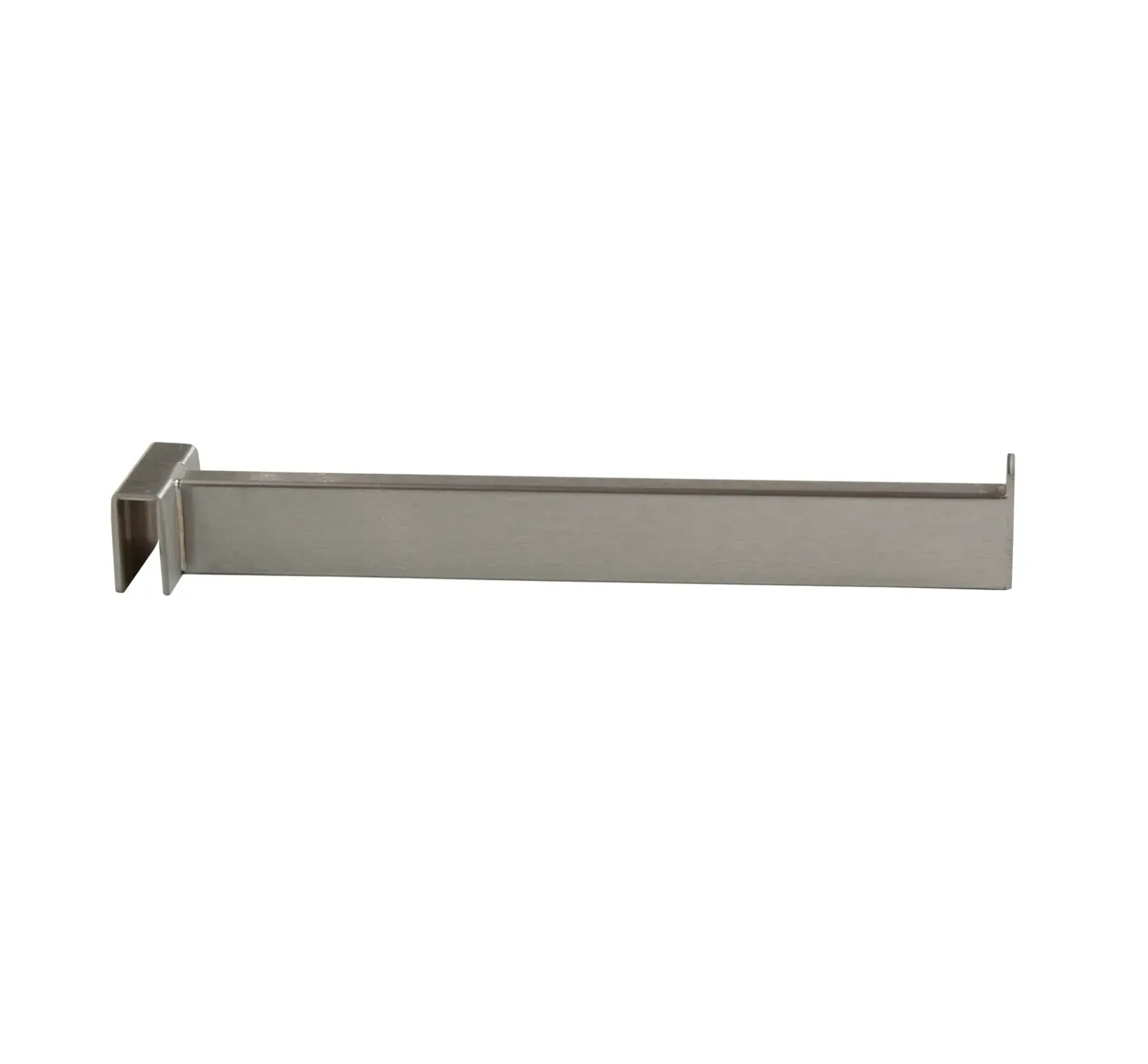 12" Saddle Mount Rectangular Tubing Satin Chrome Econoco RH/12-SC (Pack of 24)
