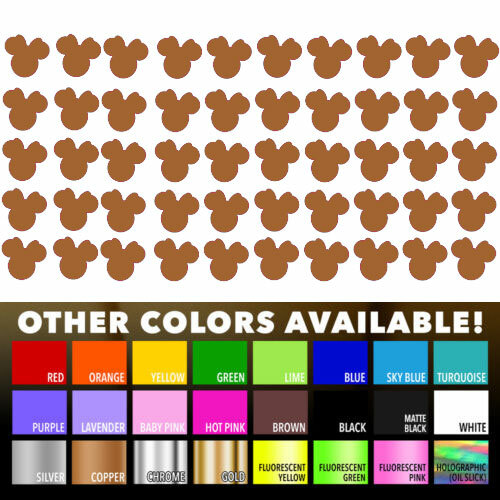 50 Minnie Mouse stickers Nursery Decal for DIY kids play room wall decor bedroom