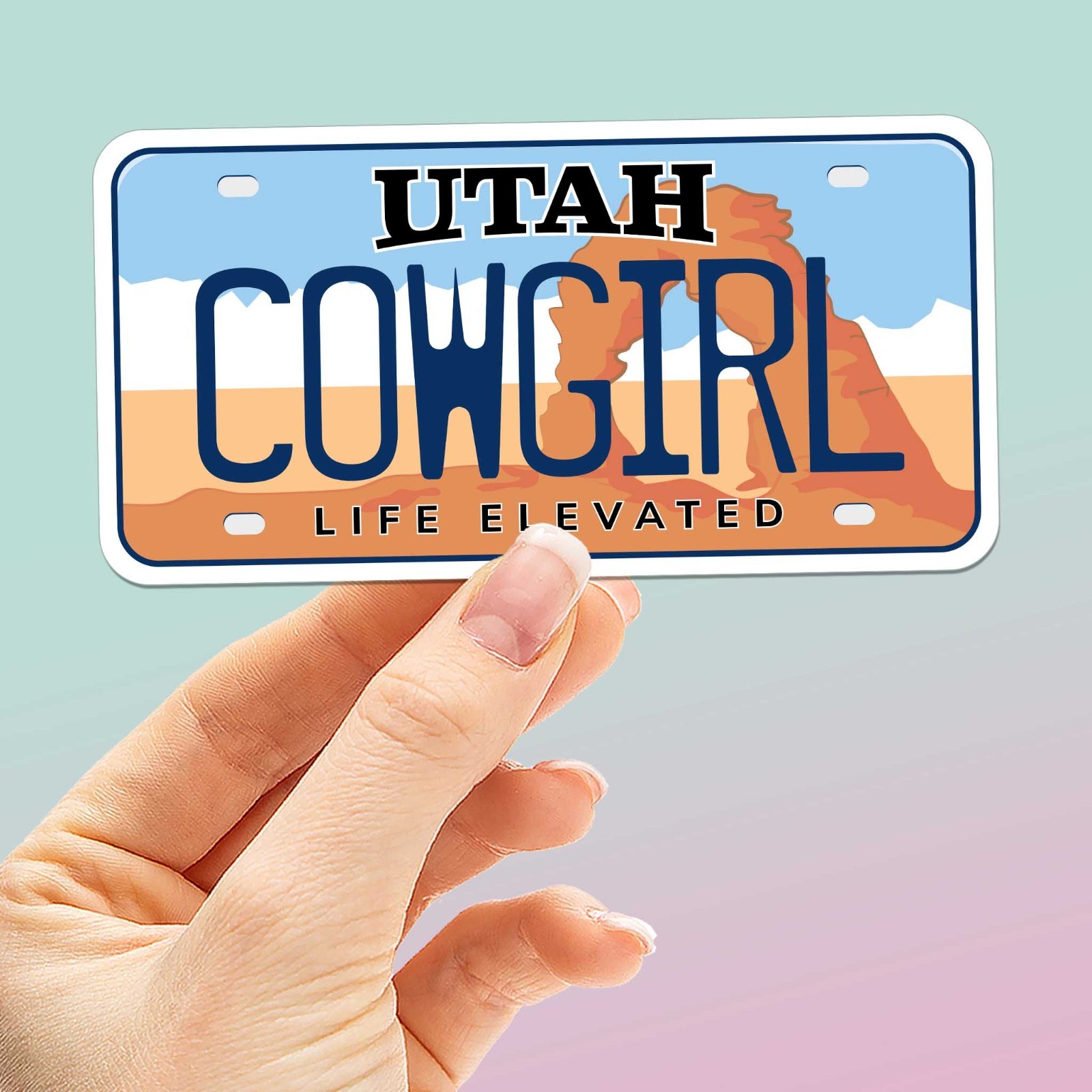 Utah License Plate Stickers – Choose Your UT City or National Park