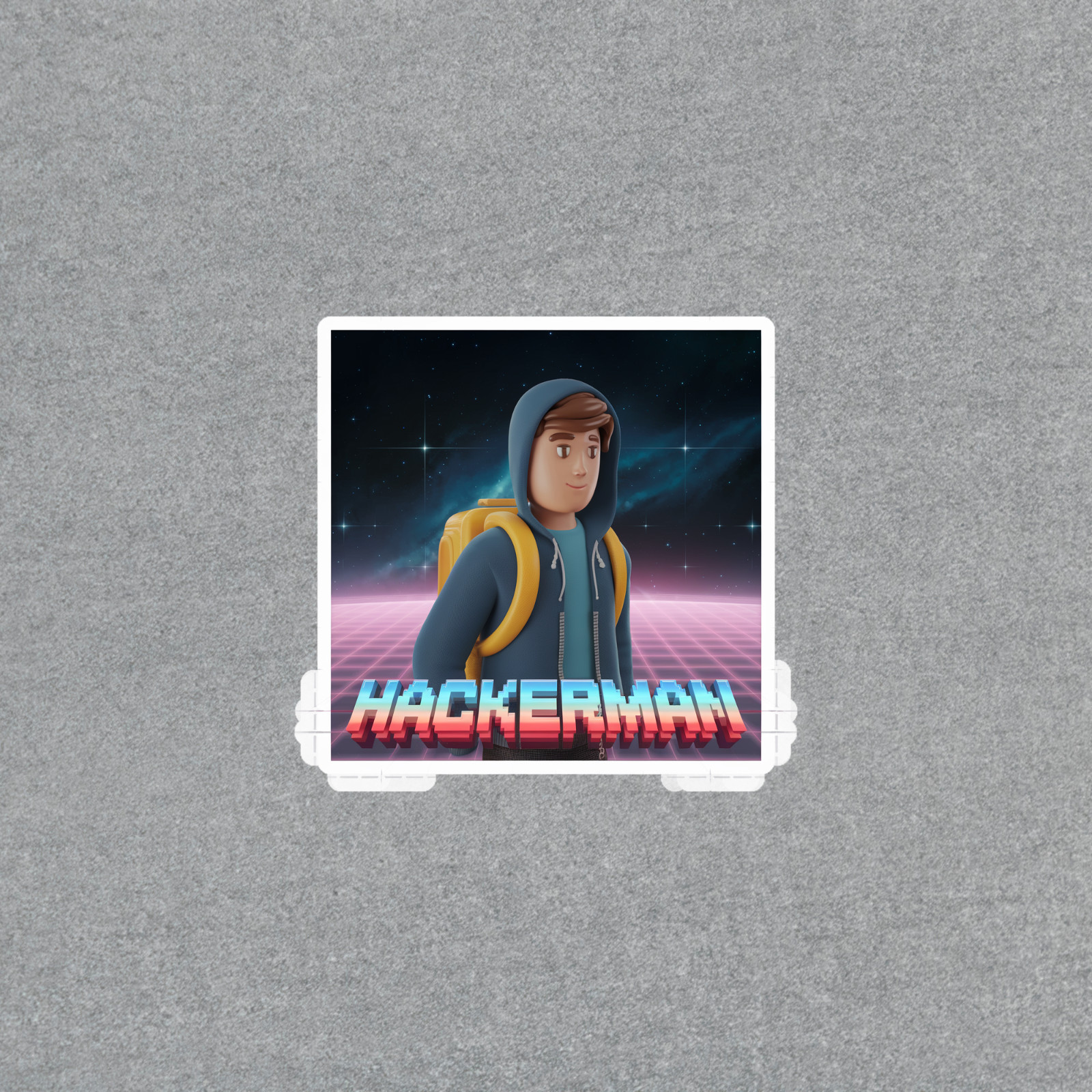 Retro 80s Hacker Vaporwave Aesthetic Sticker Decal #5129