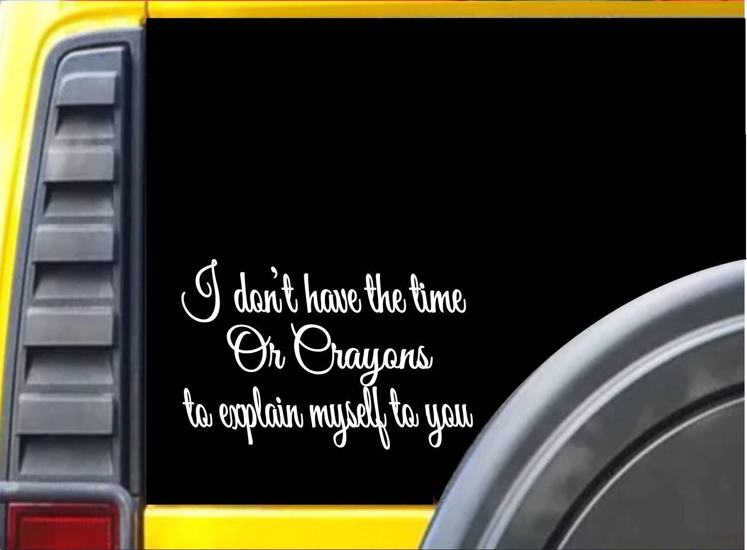 I don't have the Crayons Sticker K912 8" vinyl sticker decal