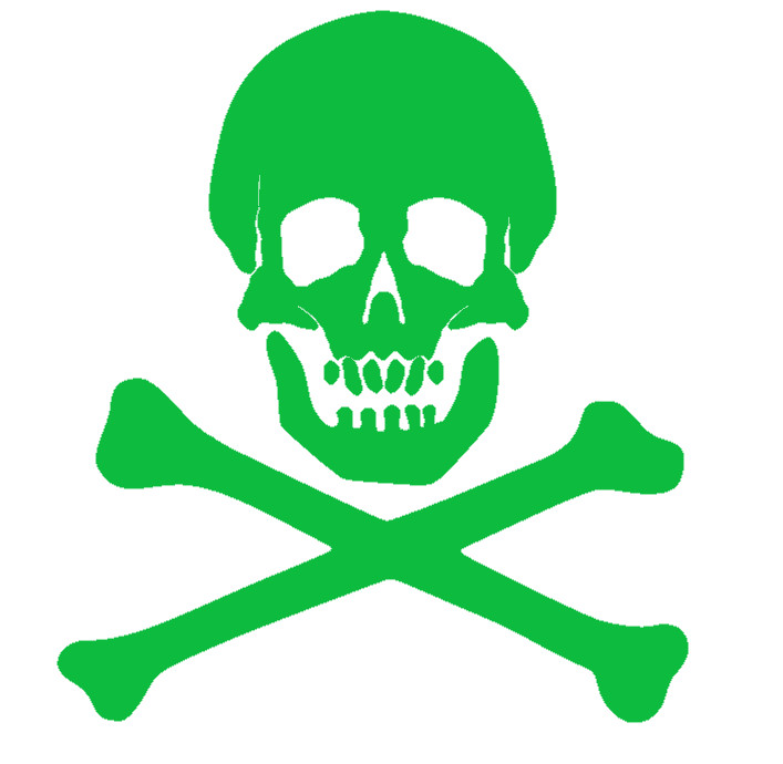SKULL AND CROSSBONES, PIRATE Decal Stickers for Cars, Windows, Laptops, Tablets.