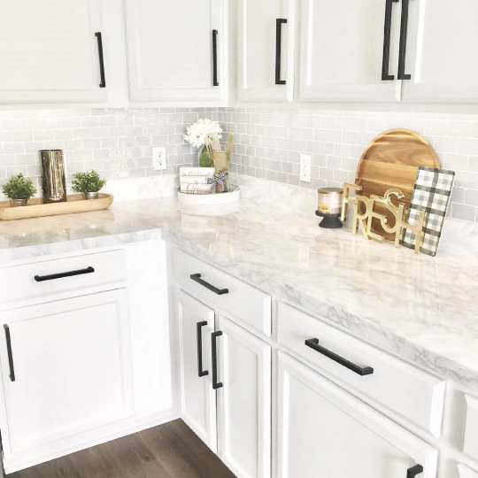 EZ FAUX DECOR Peel and Stick Countertops, Vinyl Marble Contact Paper, Waterproof