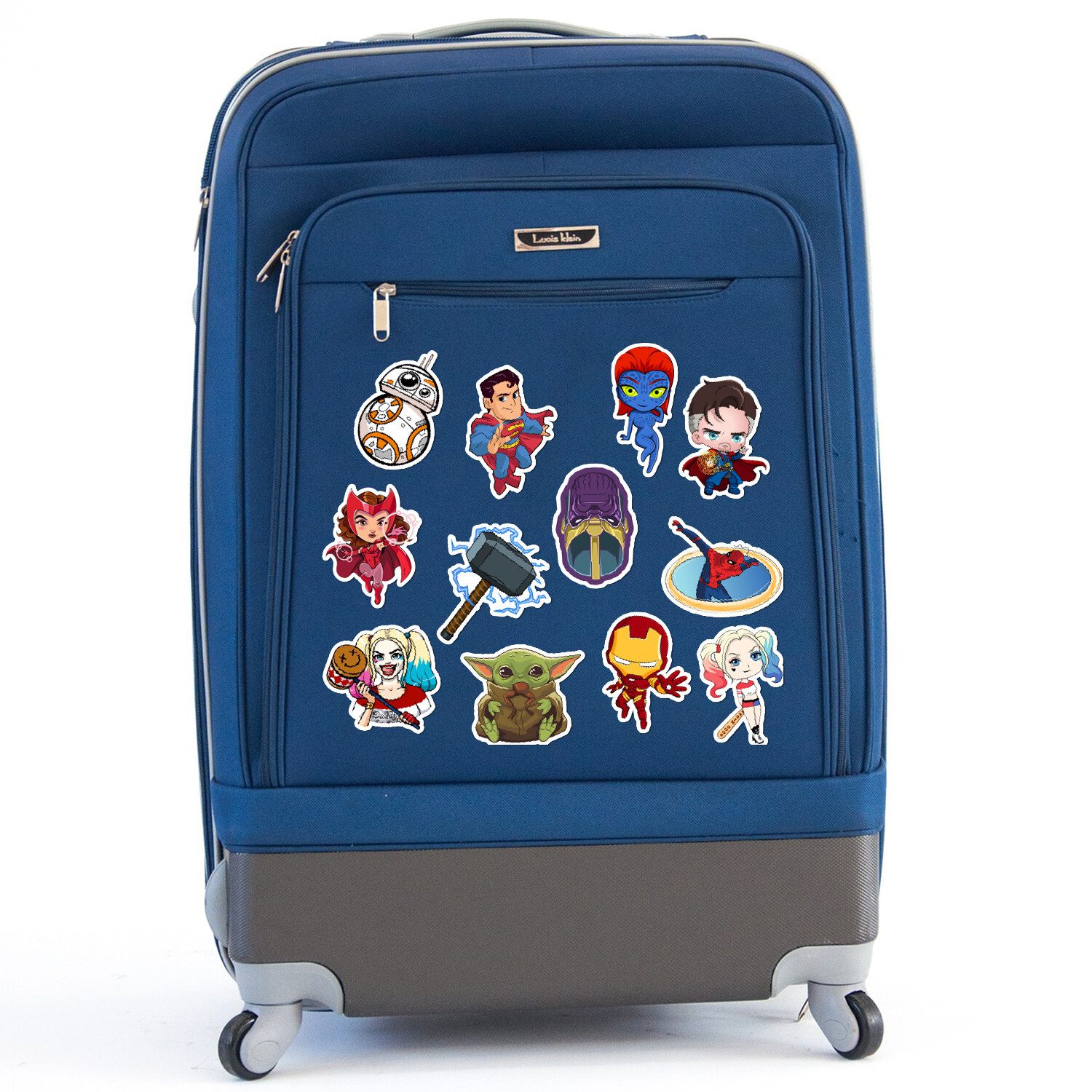 50 Pcs Stickers Marvel Heroes Animation Skateboard Luggage Car Phone Vinyl Decal