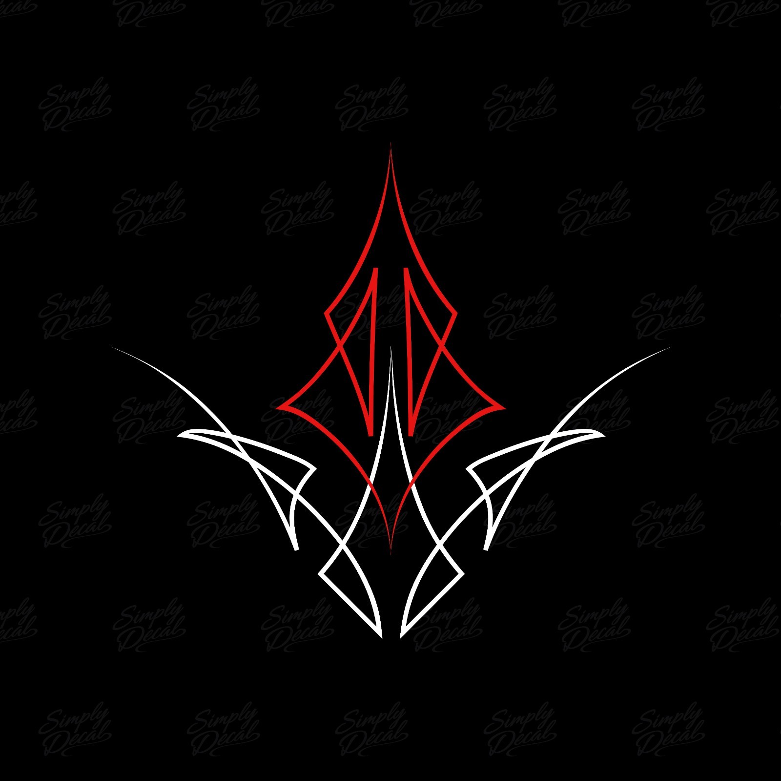 Hot Rod Pinstripe Decal – Vinyl Pinstripe Scrolls for Car Truck and Motorcycle