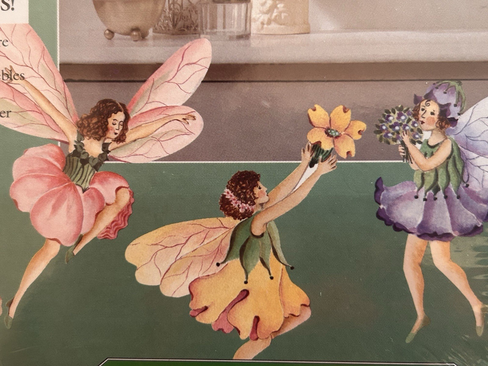 Fairies – Wallies Wallpaper Cutouts #12093 Pre-Pasted 25 in Package