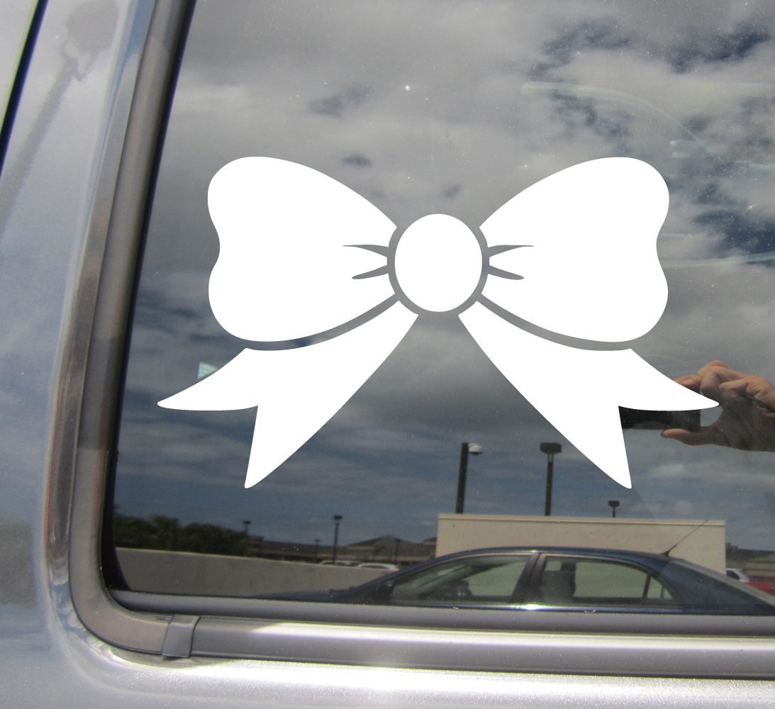 Cute Bow Tie – Car Window Vinyl Die-Cut Decal Sticker 10017