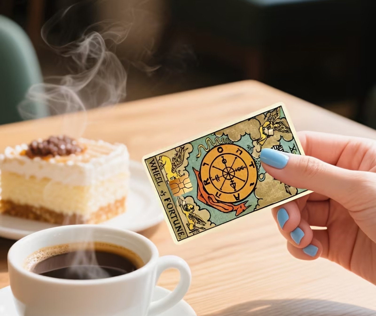 Wheel of Fortune Tarot Credit Card Skin Sticker Free Shipping US Seller
