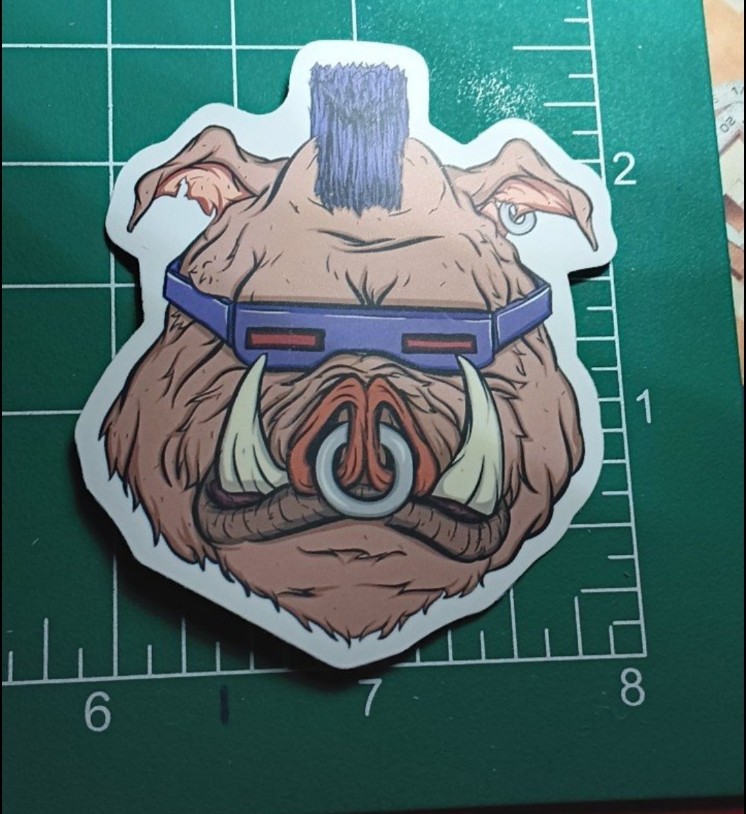 TMNT STICKER X 2×2 INCHES, VYNIL HIGH GLOSS STICKER X SMALL SIZE STICKER