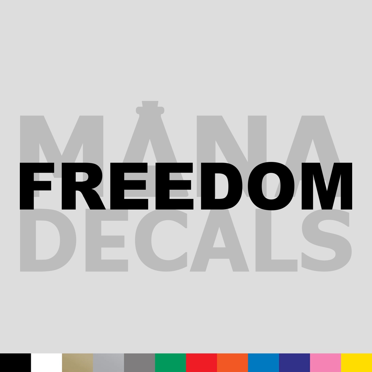 FREEDOM Vinyl Die Cut Decal Sticker – Liberty Patriot USA
