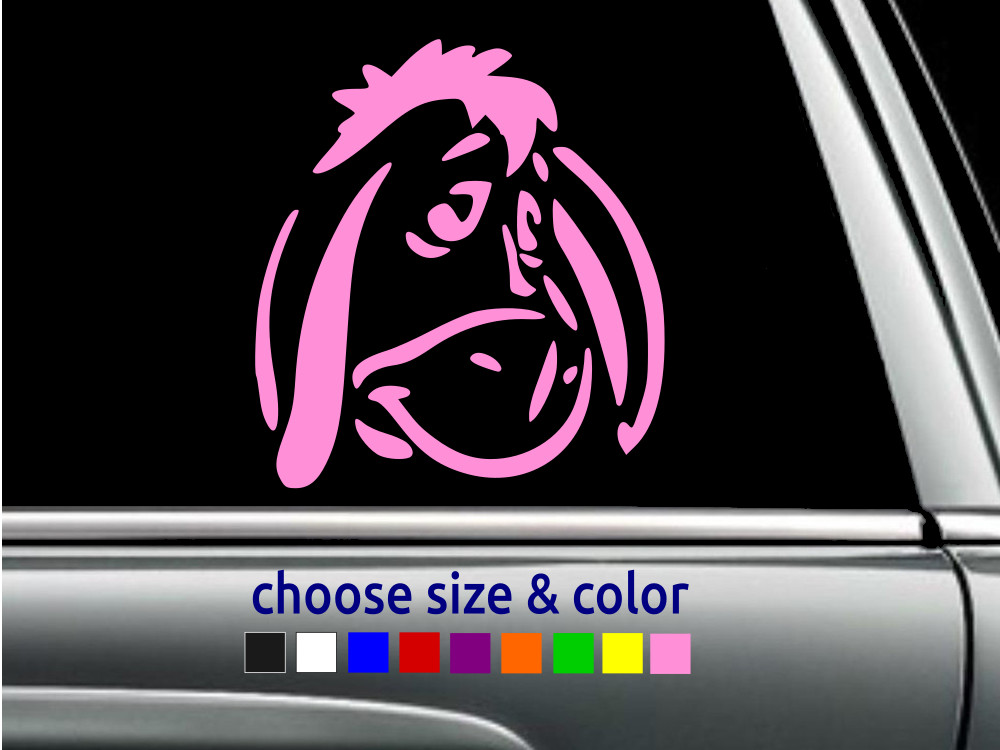 EEORE STENCIL Winnie Pooh Vinyl Decal Laptop Wall Car Sticker CHOOSE SIZE COLOR