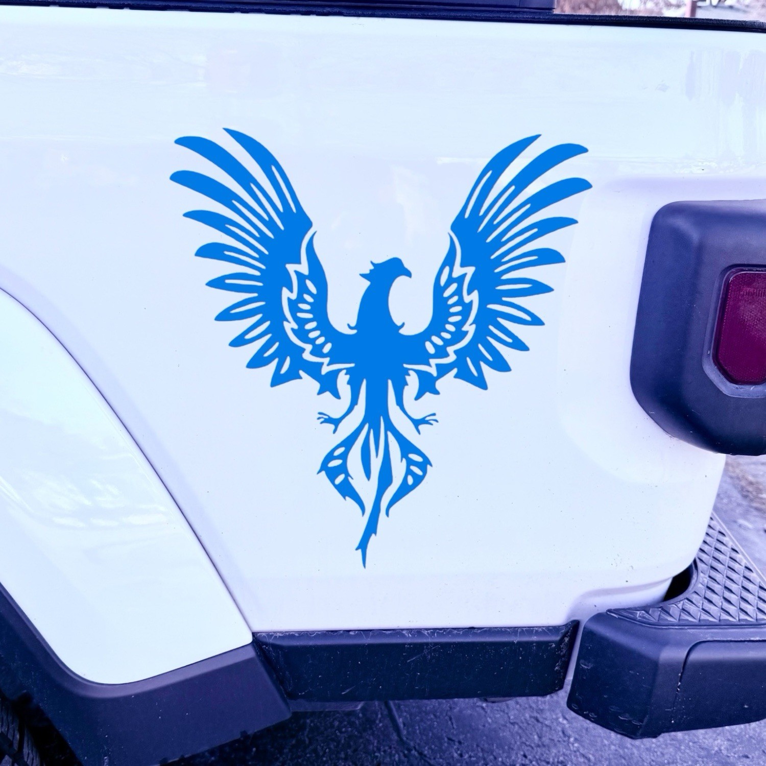 PHOENIX FANTASY BIRD Vinyl Decal for SUV Car Truck Bumper Wall Window laptop