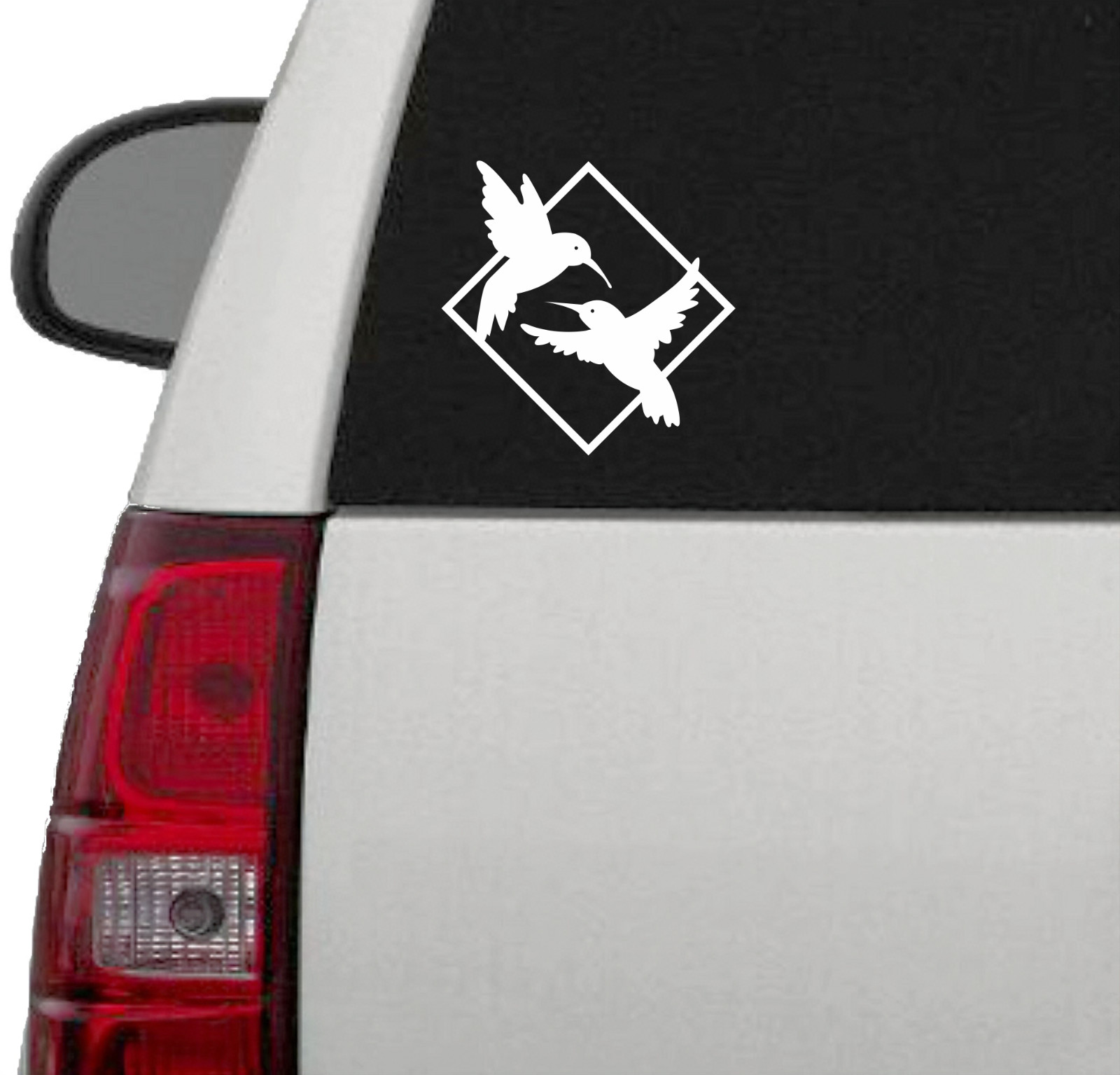 Hummingbirds Car Window Decal SUV Truck RV Tablet Laptop Bumper Sticker Outdoor