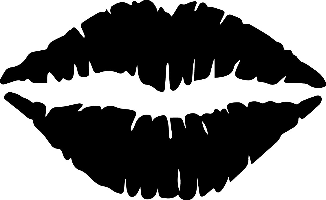 4" Lips Kiss Decal Sticker Decor Love Women Girl Smooch Face Pucker Valentines