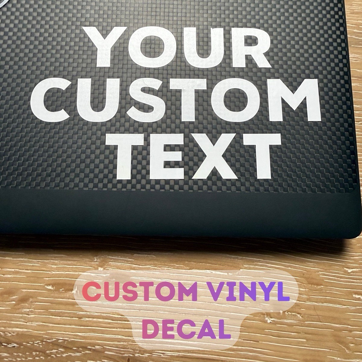 Custom Vinyl Lettering Decal | For Vehicle, Laptops, Windows and Tumblers