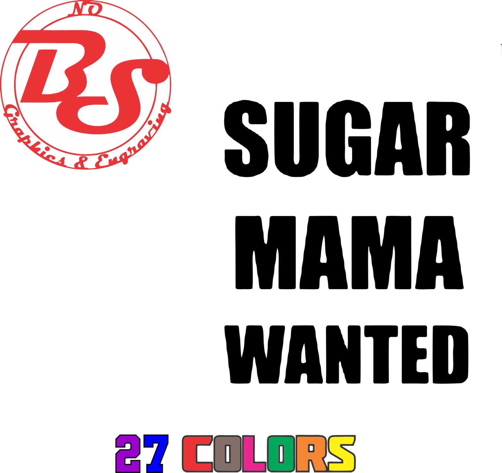 6" Sugar Momma Mom Decal Offensive Funny Milf Money Adult Joke JDM Meme noBS