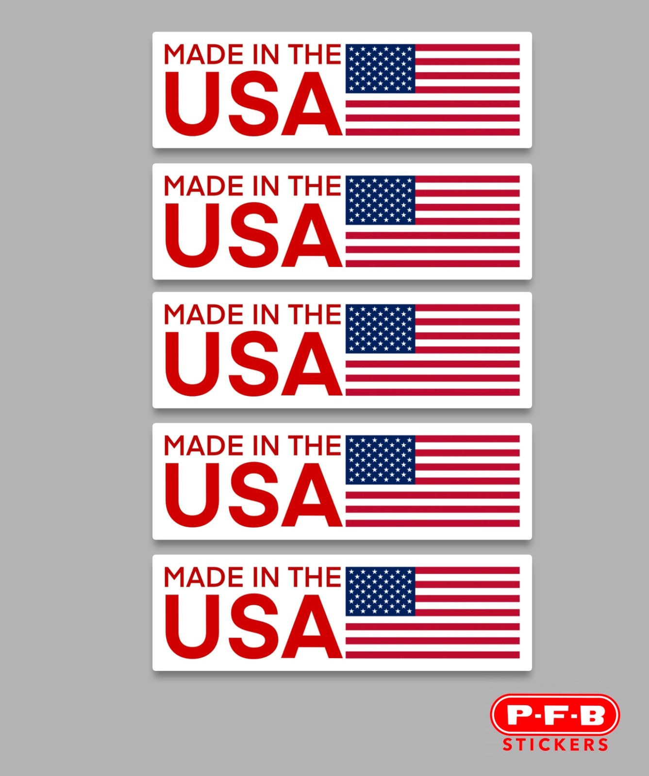 Made in the USA 5pc 3” Decal Stickers FREE SHIPPING