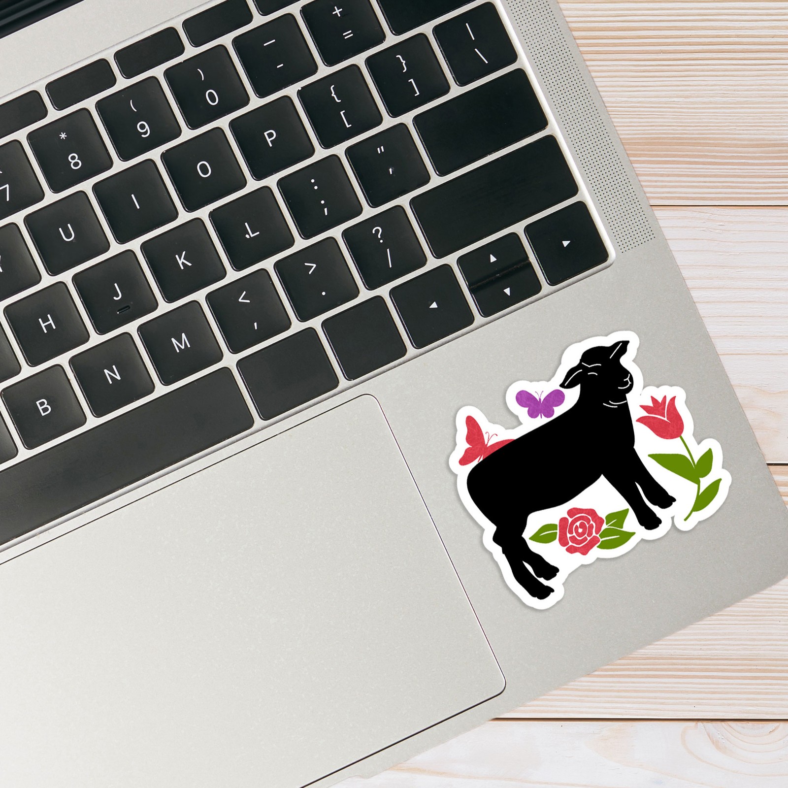 Black Lamb – Vinyl Decal Sticker – Car Window Laptop – #602