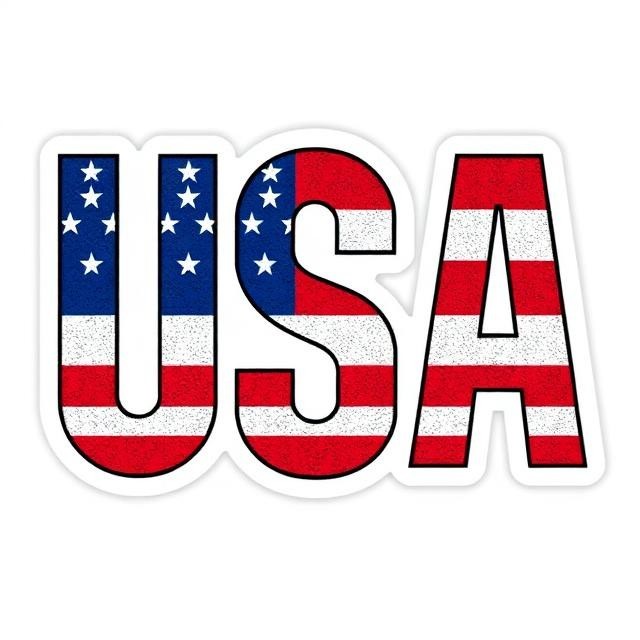 Liberty Pride USA Sticker American Flag Freedom Patriotic
