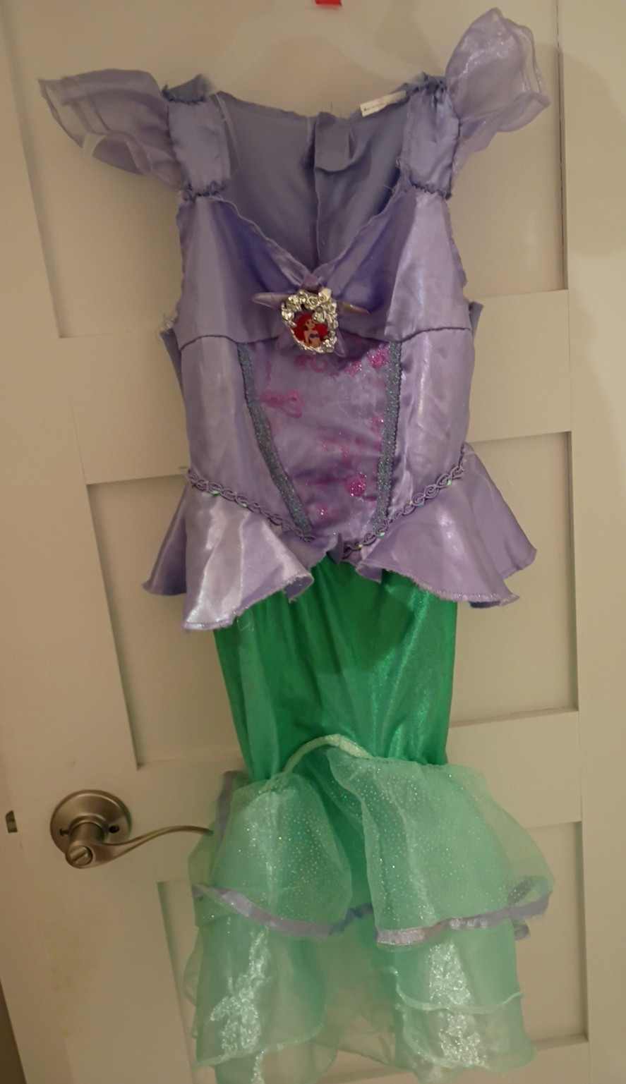 Little Mermaid Princess Dress Ariel Costume emblem ****STAR PORTRAIT **** G15