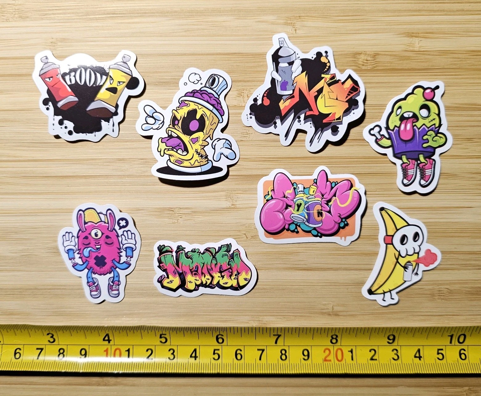 GRAFFITI ARTIST STREET ART SPRAY PAINTING PAINT S86 STICKER LOT STICKERS MURAL