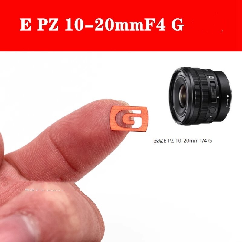 For SONY Black G to Red GM Master lens label accessory G Master Metal label