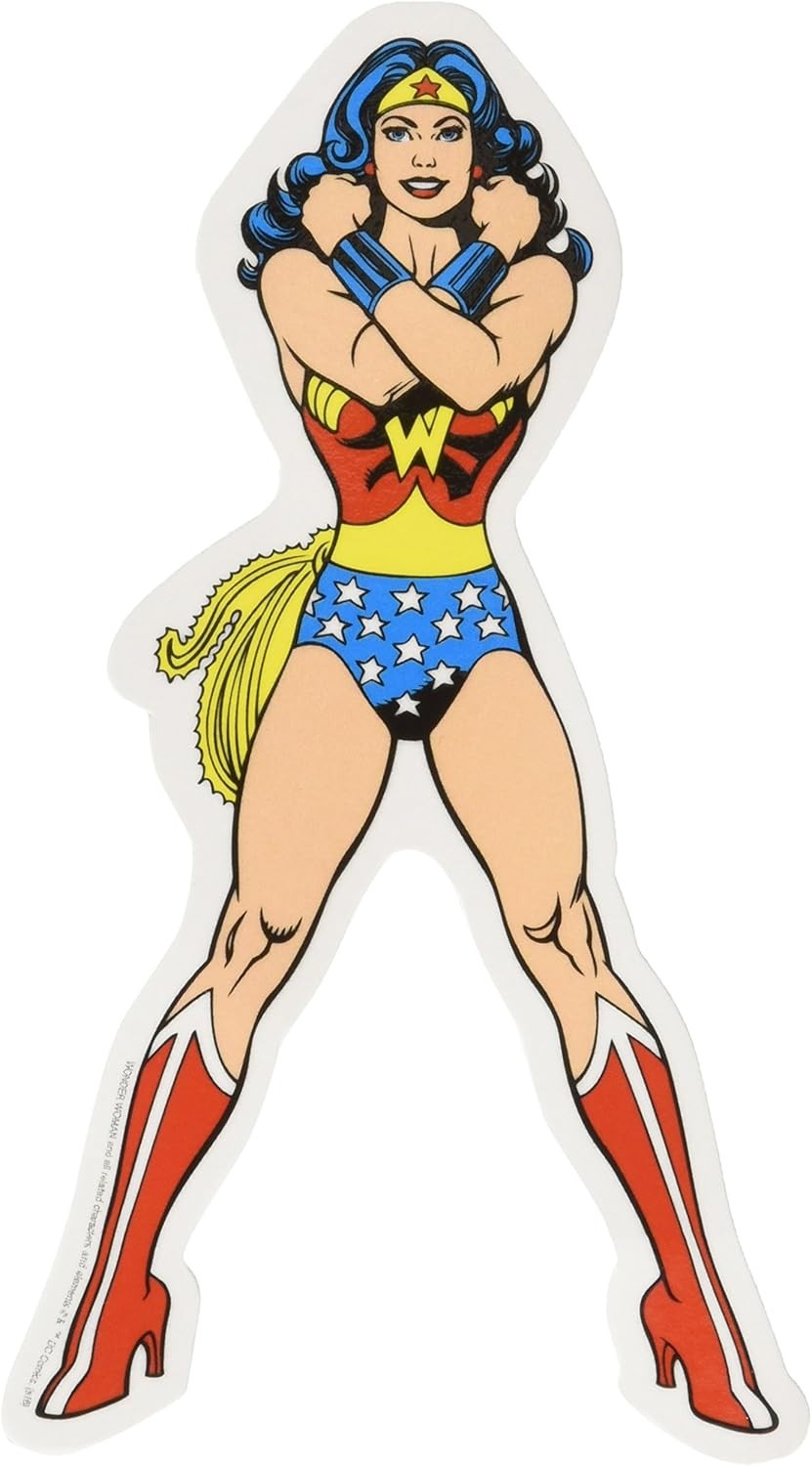 Stickers – C&D Visionary – DC Comics Wonder Woman Standing 3"x5.5" NEW Decal