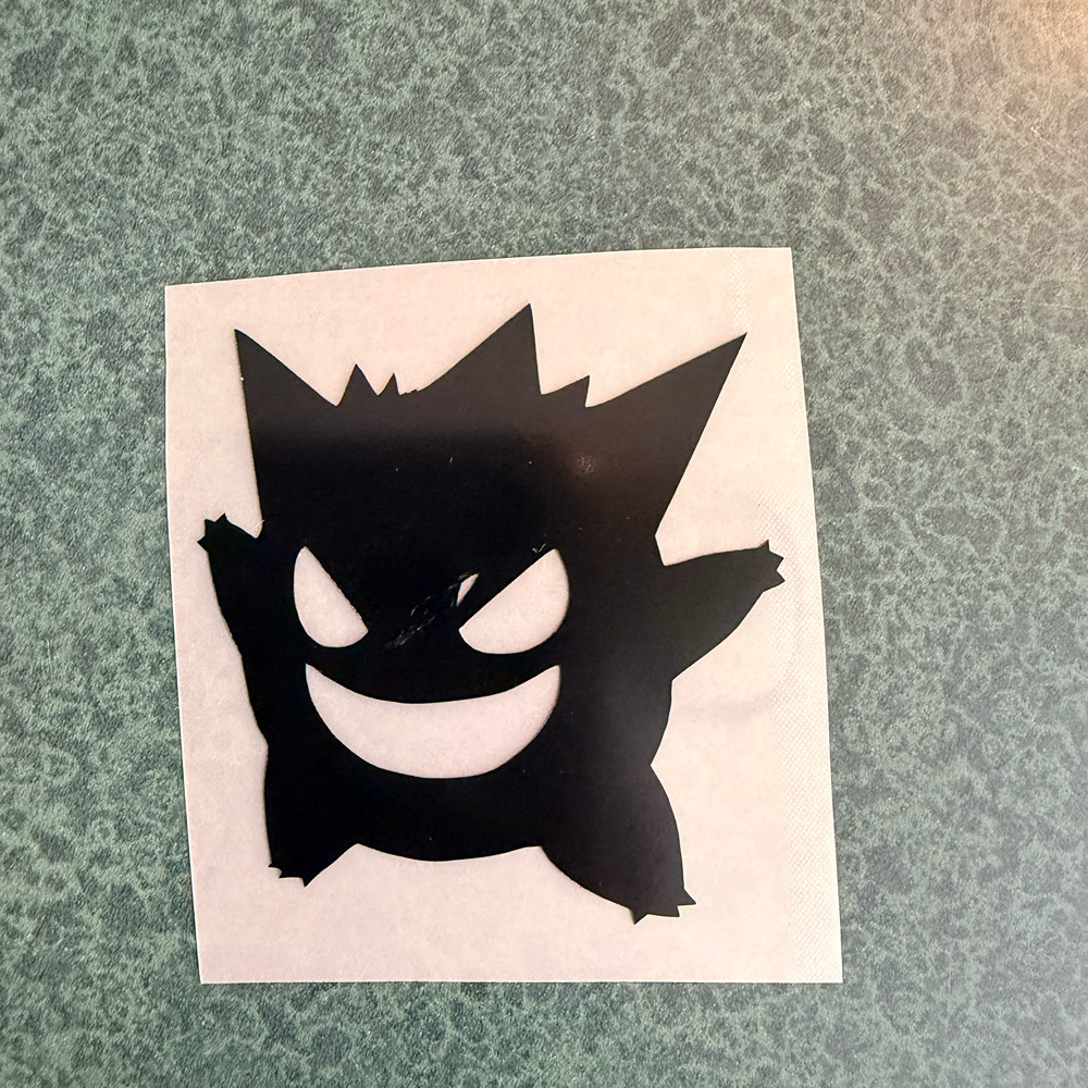 Gengar Pokemon Vinyl Decal Sticker Ghost Type Car Truck Laptop Window Decor JDM