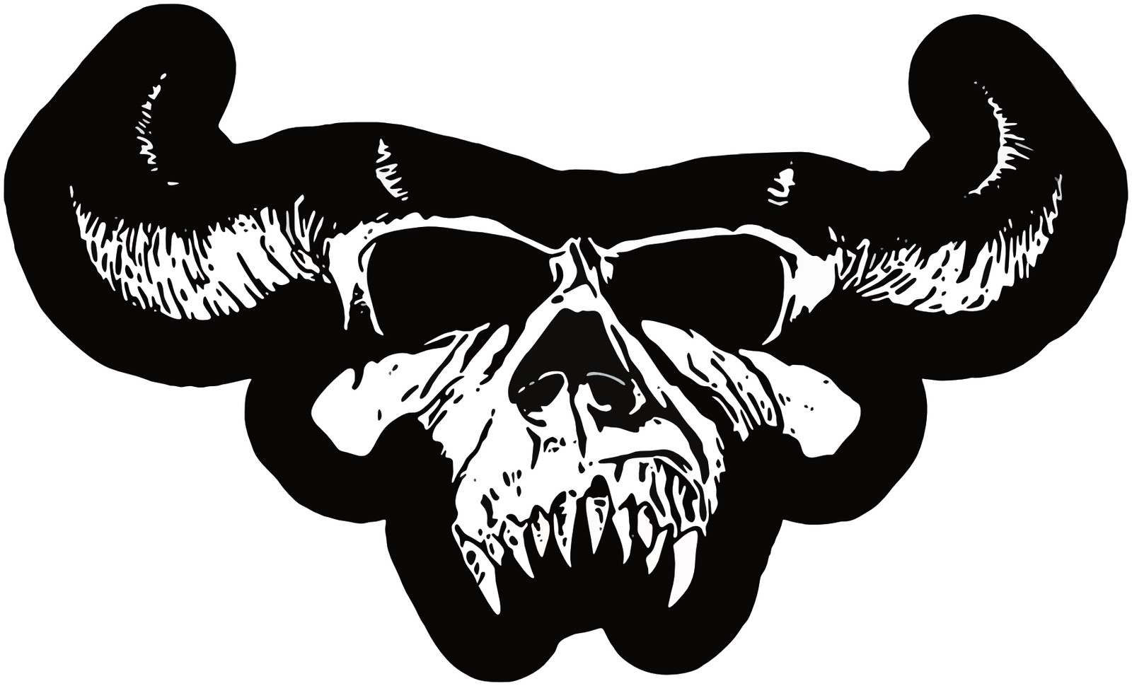 Danzig Skull Sticker D029S