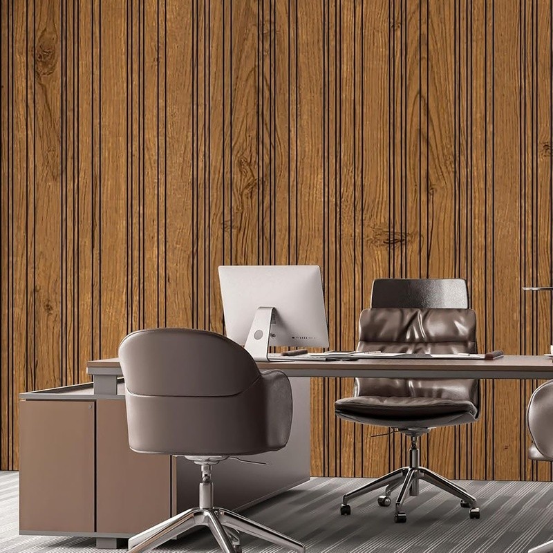 Lightweight Faux Wood Wall Panels Easy Install Eco-Friendly Durable Home Decor